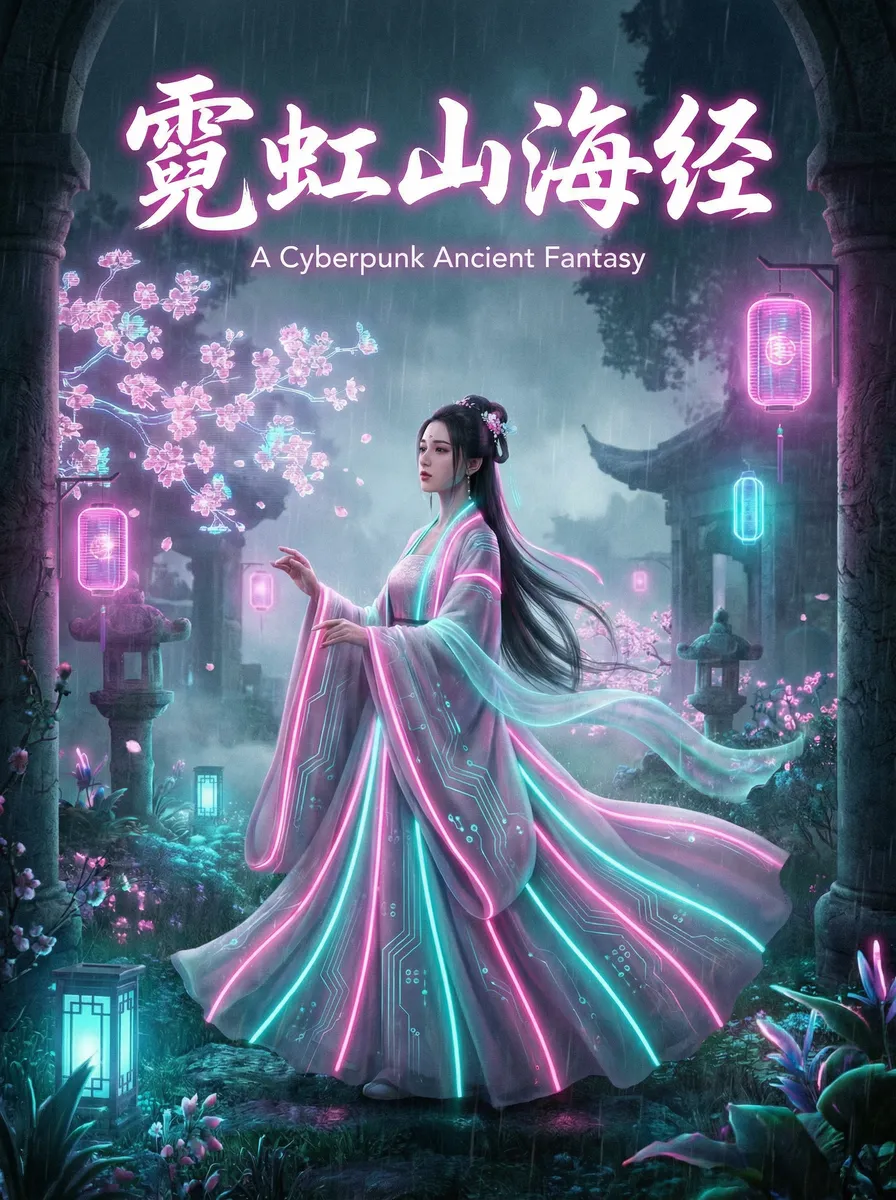 达莉亚之泪 古风奇缘短剧 - 霓虹山海经海报